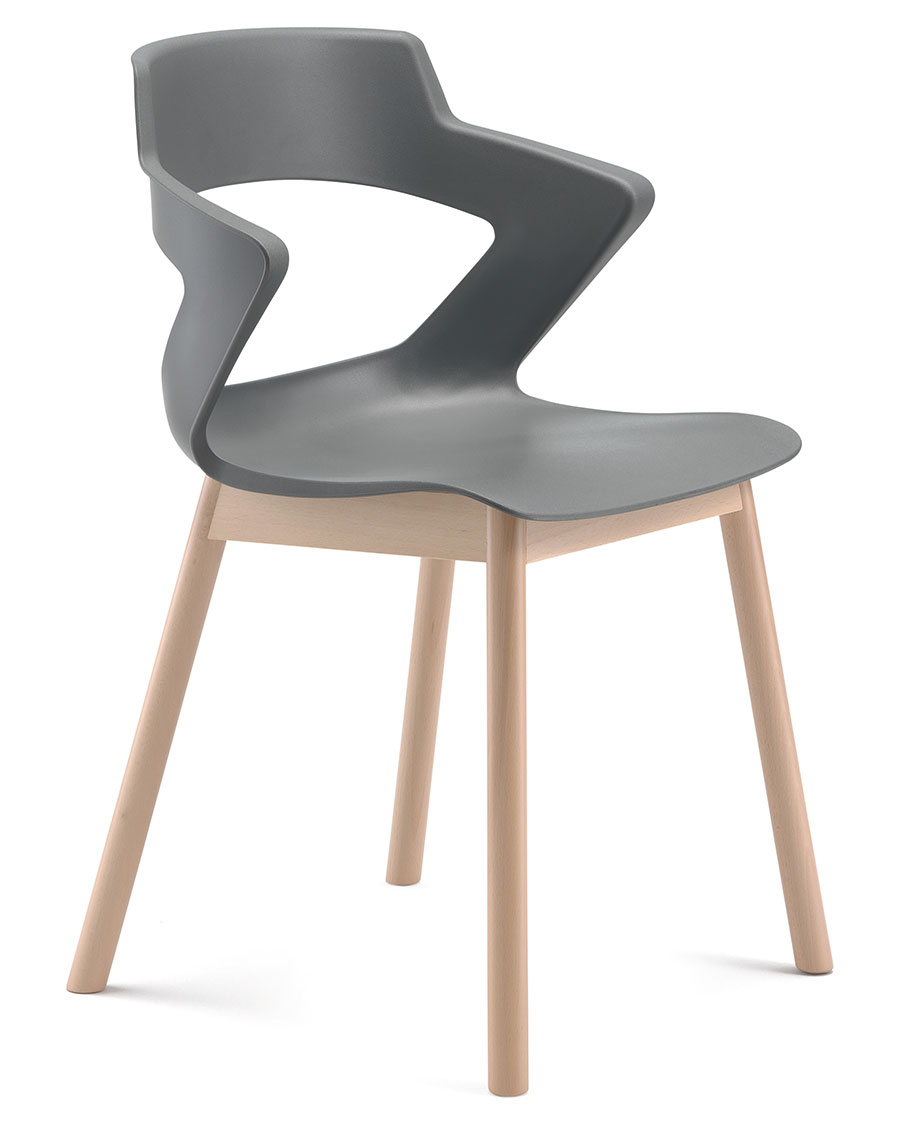 Zenith Moulded Chair Wood